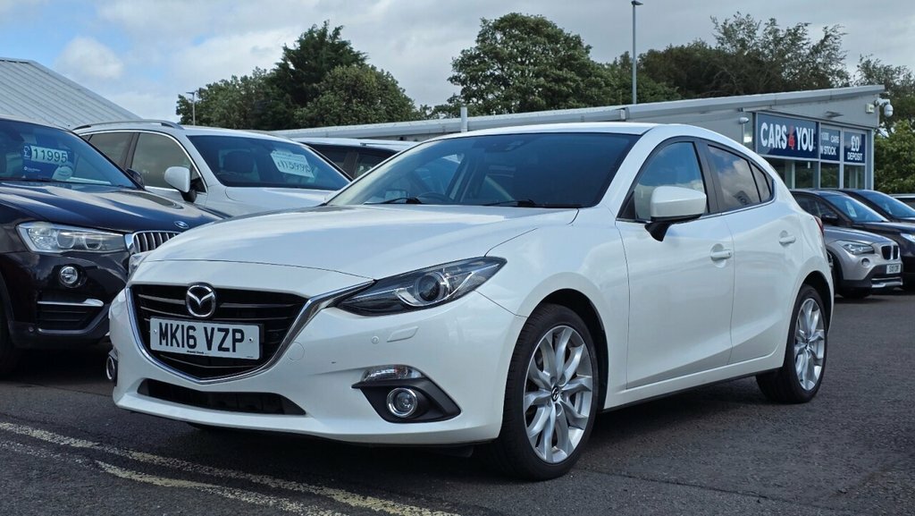 Mazda 3 2L Sport Nav MK16VZP White #3
