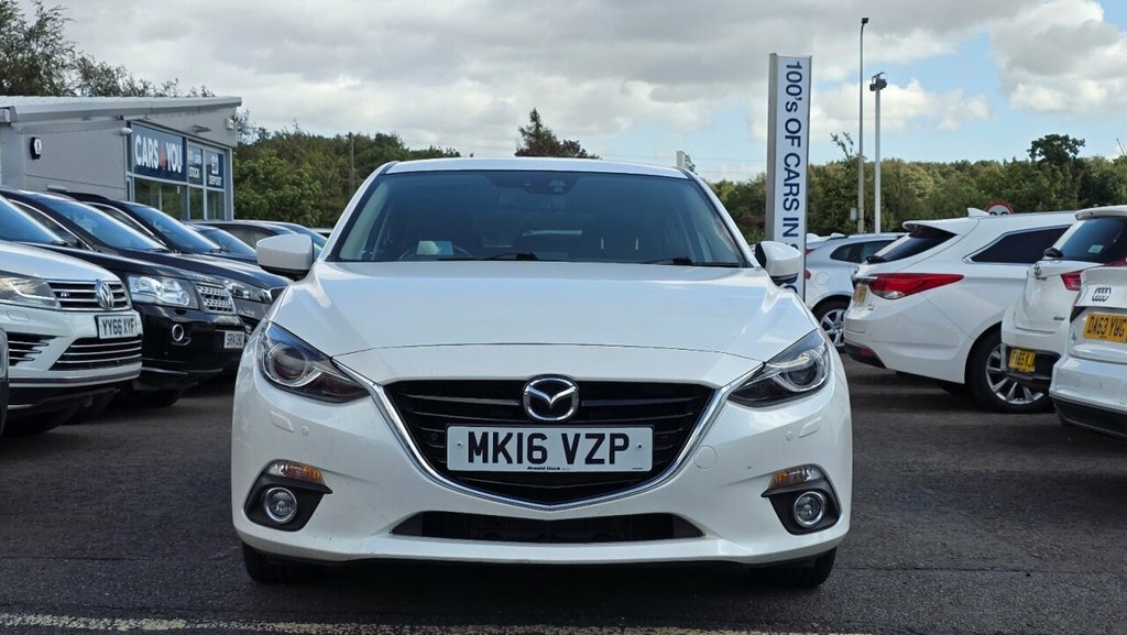 Mazda 3 2L Sport Nav MK16VZP White #2