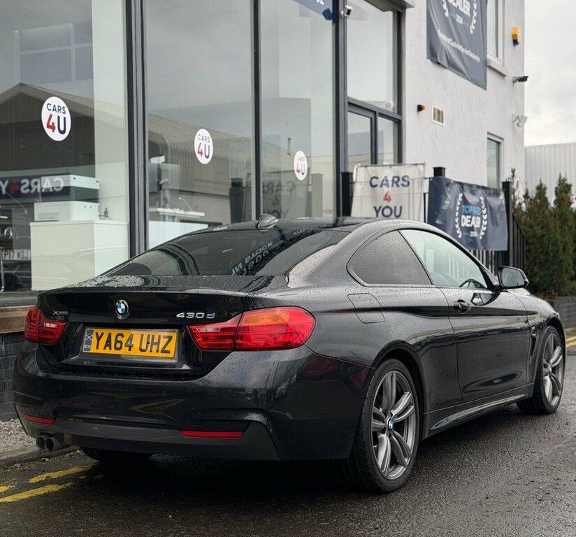 BMW 4 Series Gran Coupe 3L M Sport YA64UHZ Black #4