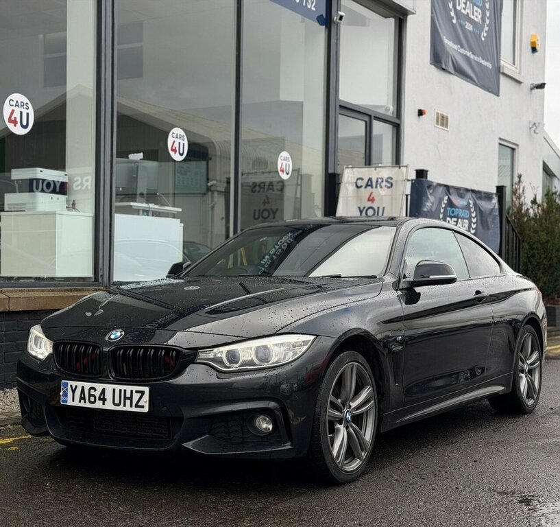 BMW 4 Series Gran Coupe 3L M Sport YA64UHZ Black #2