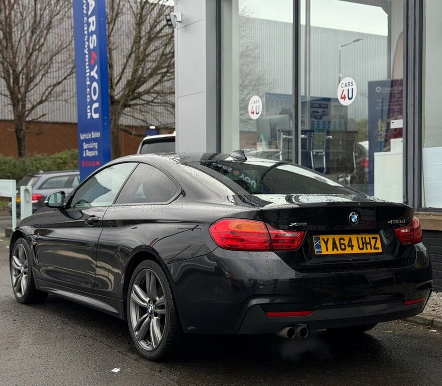 BMW 4 Series Gran Coupe 3L M Sport YA64UHZ Black #5