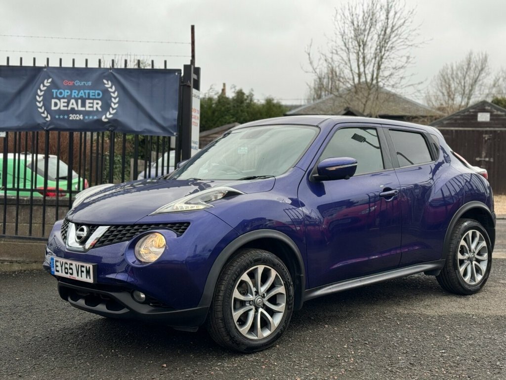 Nissan Juke 1L Tekna EY65VFM Blue #2
