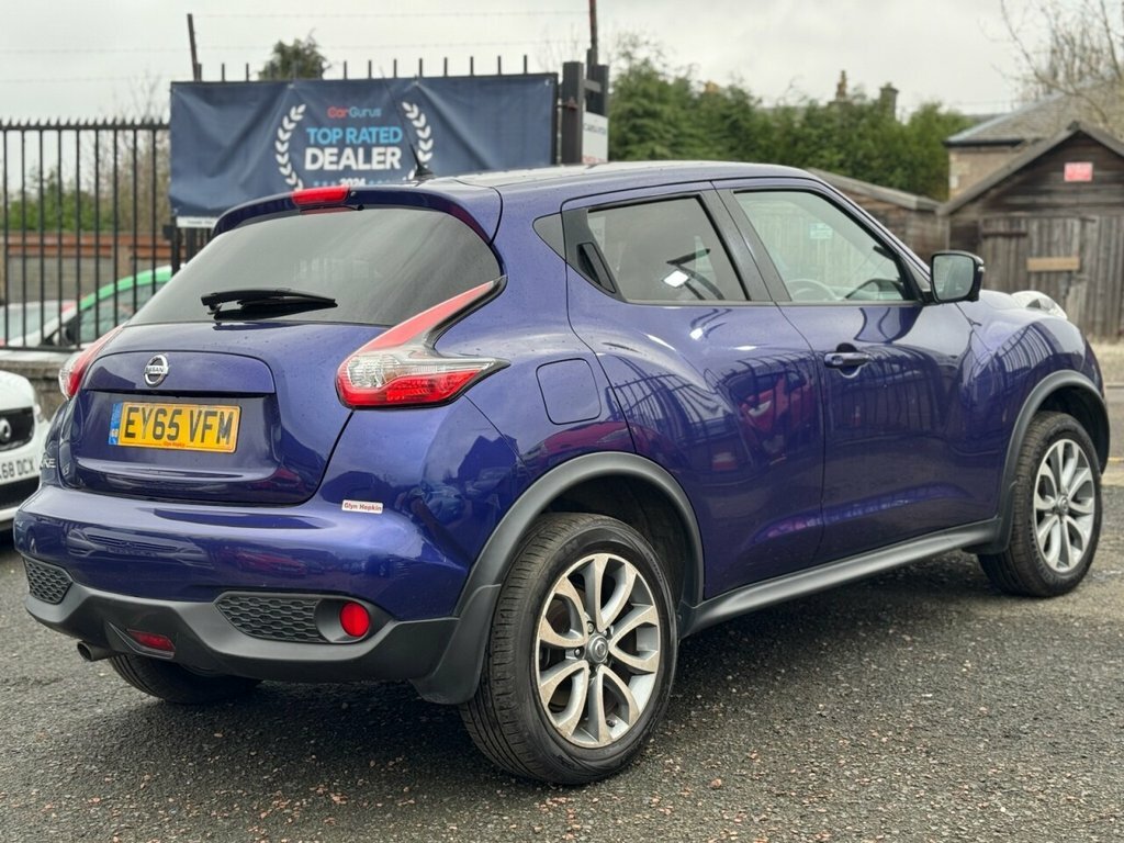 Nissan Juke 1L Tekna EY65VFM Blue #4