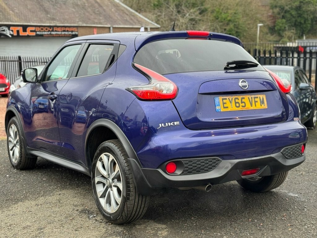 Nissan Juke 1L Tekna EY65VFM Blue #6