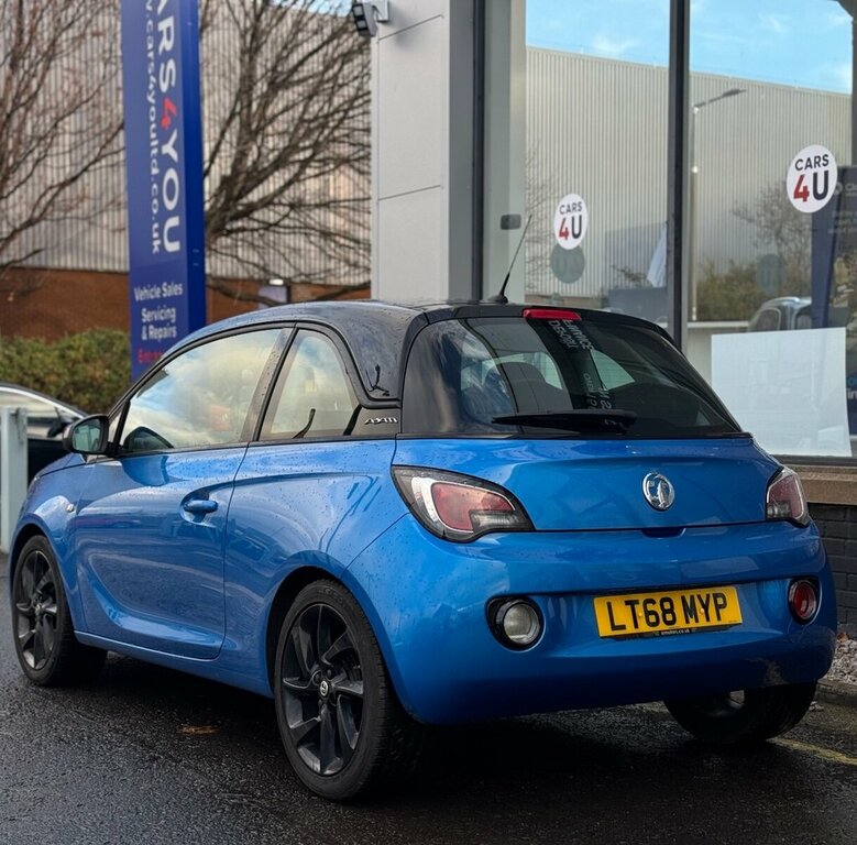 Vauxhall Adam 1.2L Energised LT68MYP Blue #5