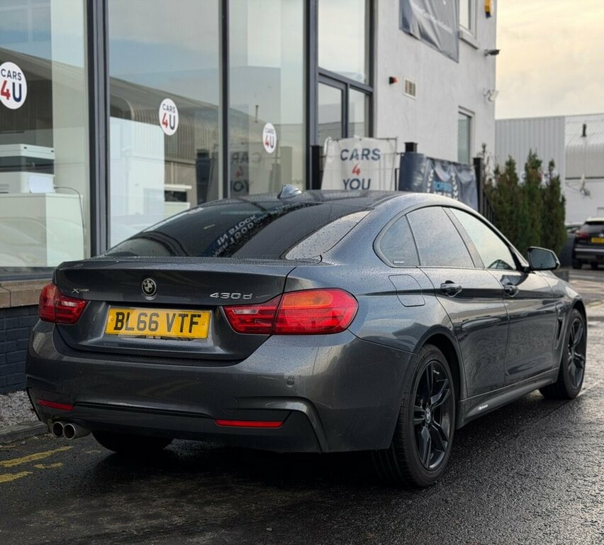 BMW 4 Series Gran Coupe 3L M Sport BL66VTF Grey #4