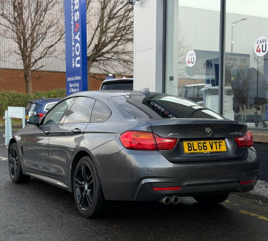 BMW 4 Series Gran Coupe 3L M Sport BL66VTF Grey #5