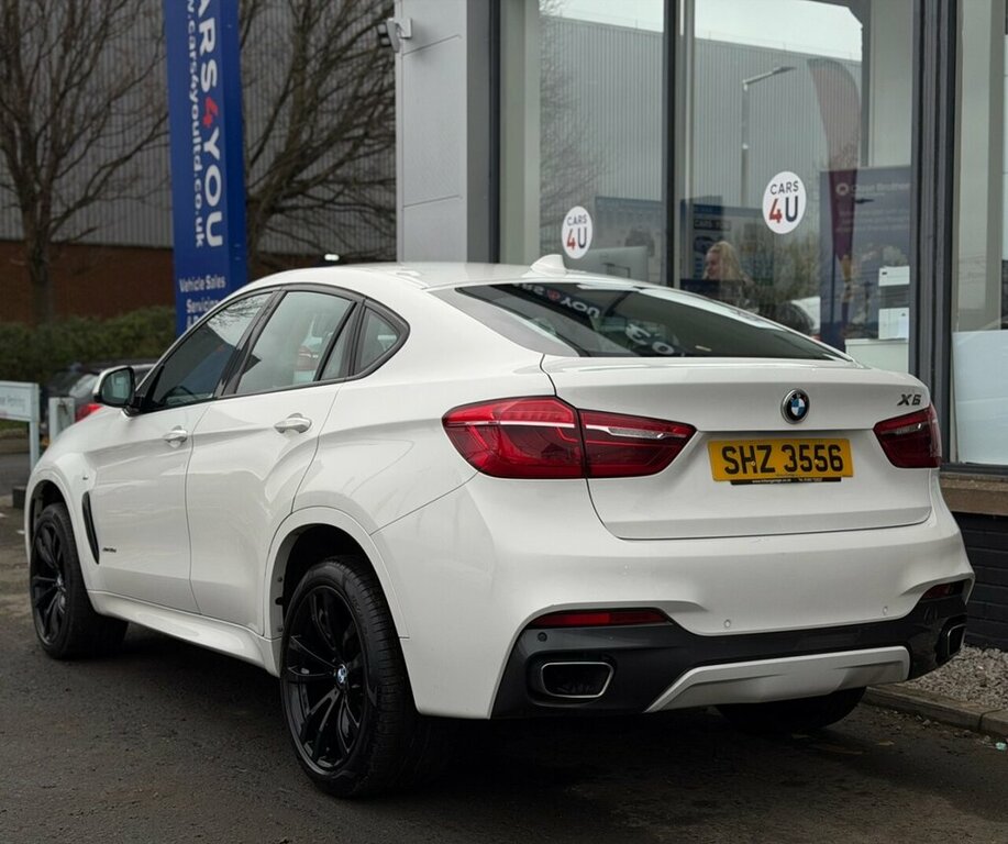 BMW X6 3L M Sport SHZ3556 White #5
