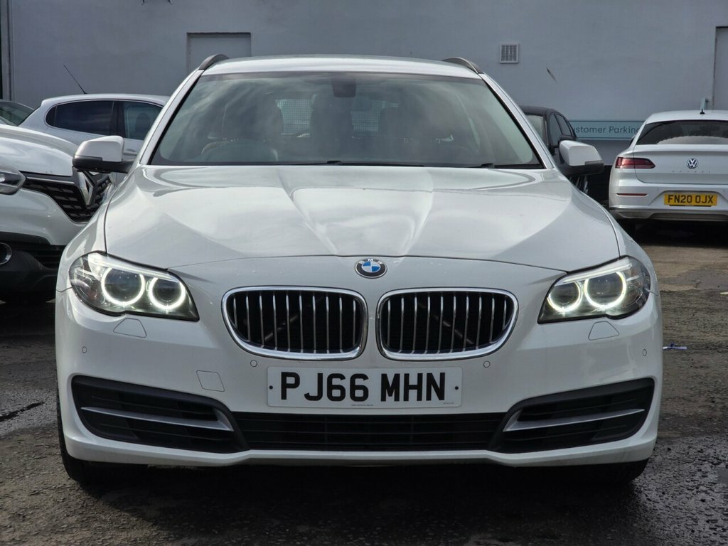 BMW 5 Series 2L Se PJ66MHN White #2