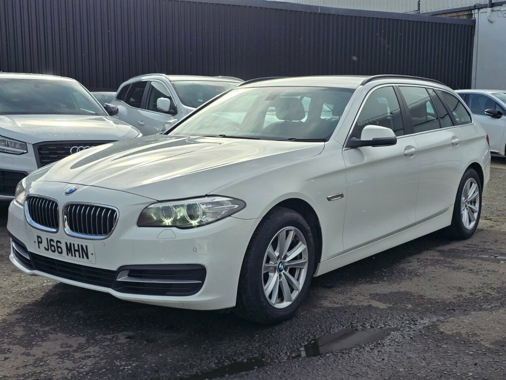 BMW 5 Series 2L Se PJ66MHN White #3