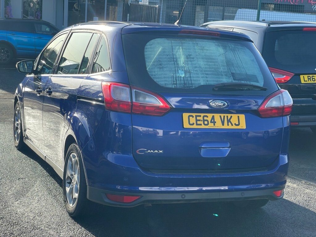 Ford Grand C-Max 1L Zetec CE64VKJ Blue #5