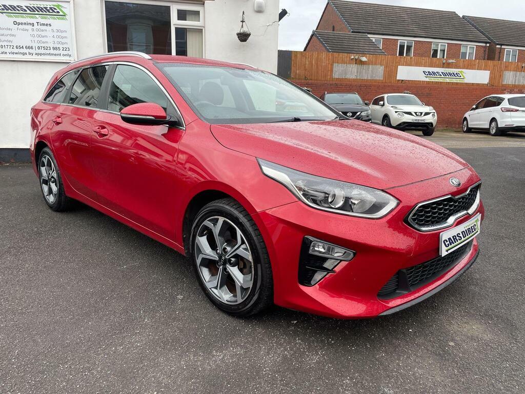 Kia Ceed 1.6 Crdi 3 Sportswagon RJ19YXE Red #3