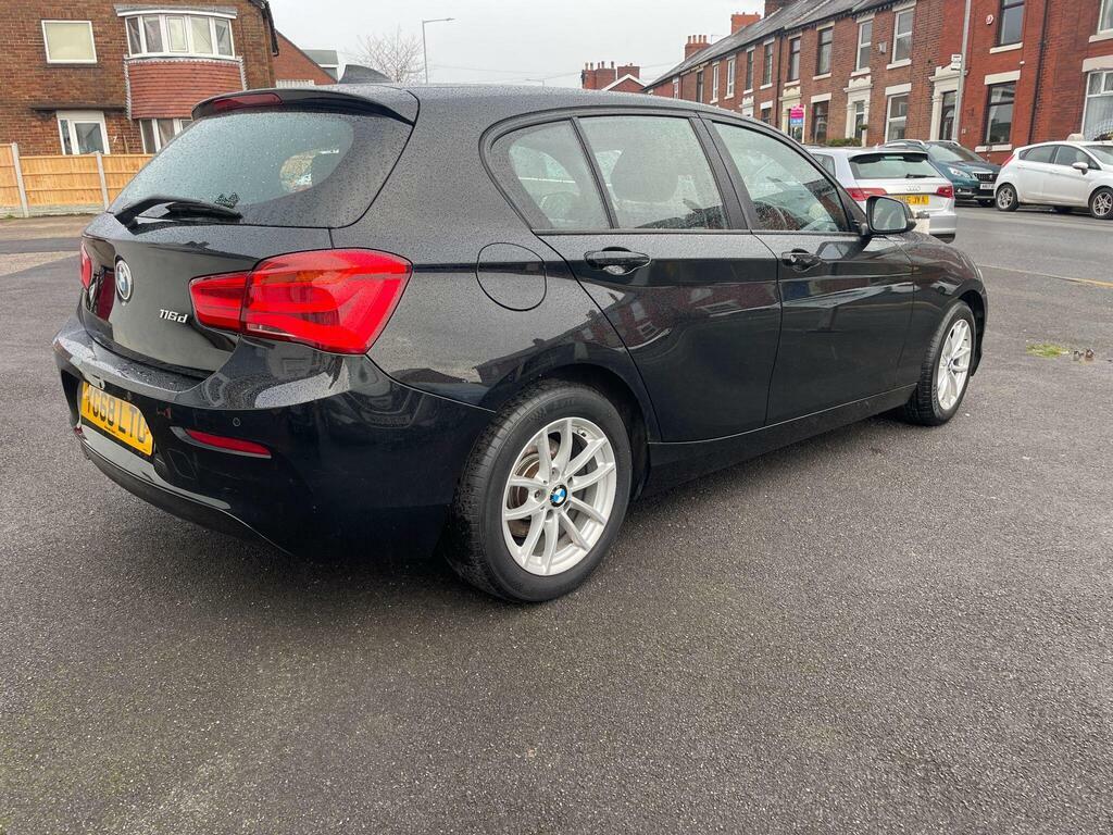BMW 1 Series 1.5 116D Se Business Hatchback YG68LTO Black #5