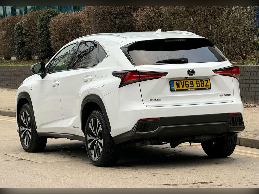 Lexus NX 2.5 300H Gpf F Sport Suv Hybrid E-cvt 4 WV69BBZ White #3
