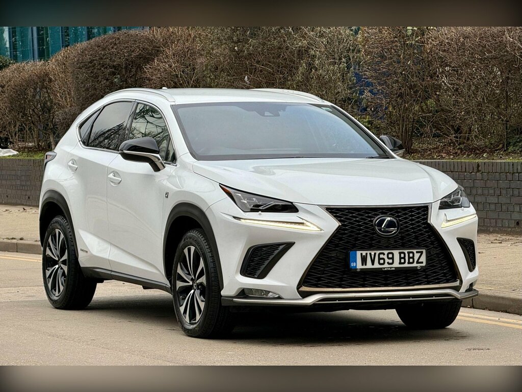 Lexus NX 2.5 300H Gpf F Sport Suv Hybrid E-cvt 4 WV69BBZ White #6
