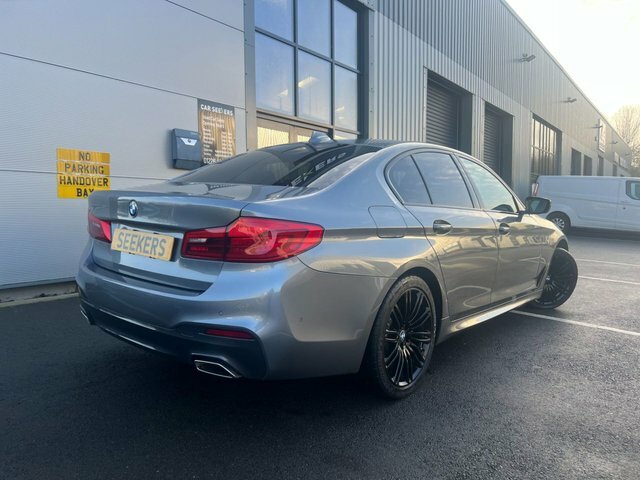 BMW 5 Series 520D Mht M Sport CN20URT Blue #4