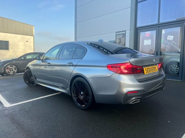 BMW 5 Series 520D Mht M Sport CN20URT Blue #2