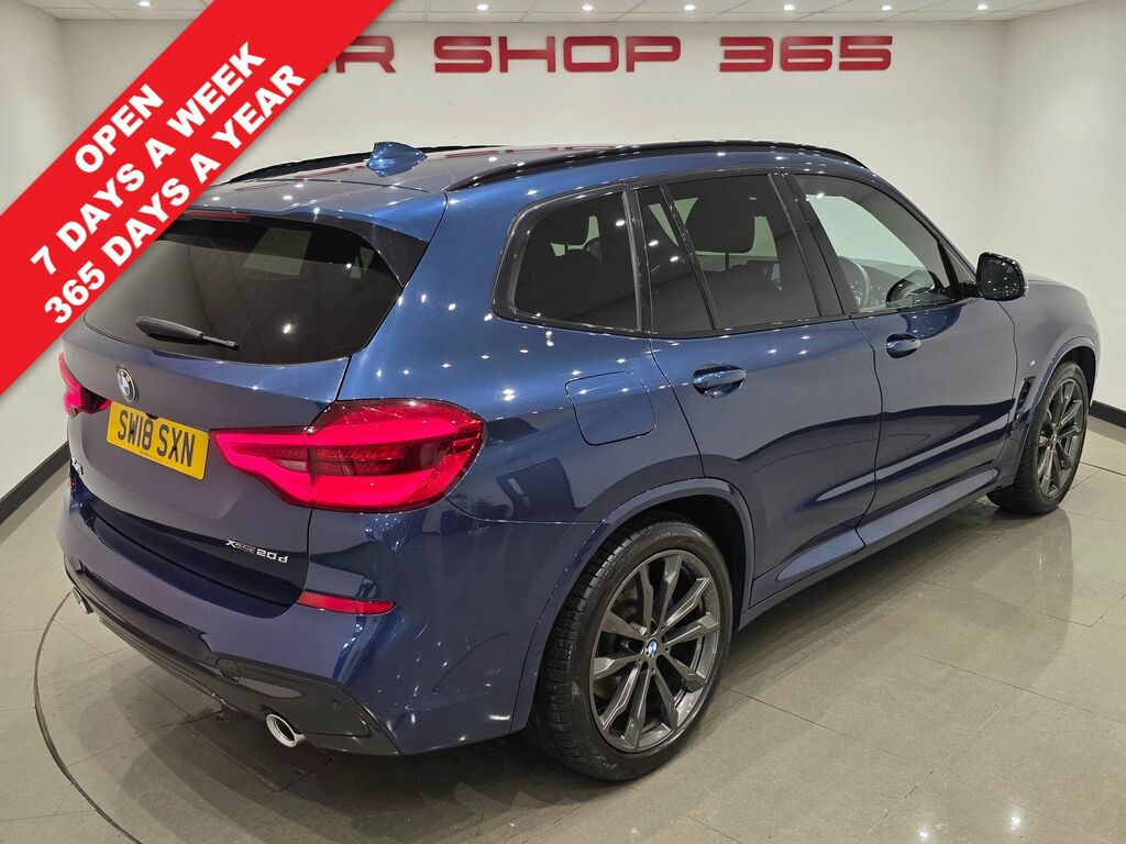BMW X3 20D M Sport Suv SW18SXN Blue #2