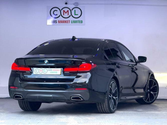 BMW 5 Series 2.0 520D Mht M Sport Steptronic Euro 6 Ss WP70KLK Black #5