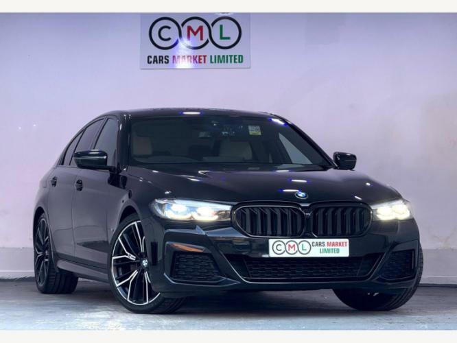 BMW 5 Series 2.0 520D Mht M Sport Steptronic Euro 6 Ss WP70KLK Black #2
