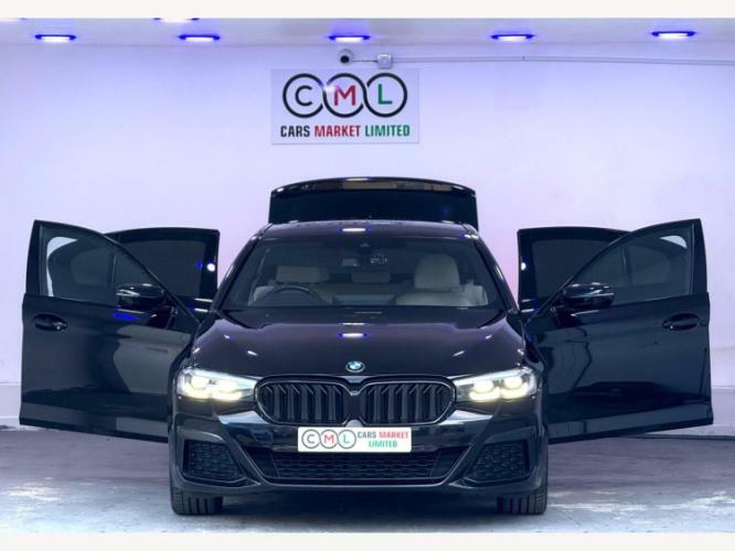 BMW 5 Series 2.0 520D Mht M Sport Steptronic Euro 6 Ss WP70KLK Black #3