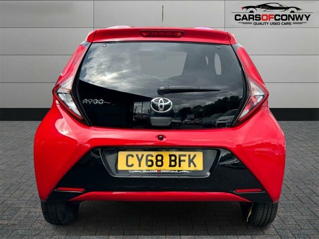 Toyota Aygo 1.0 Vvt-i X-plore Hatchback Euro CY68BFK Red #6