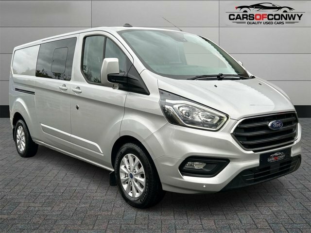 Ford Transit Custom 2.0 320 Ecoblue Limited Crew Van Double Cab Di Silver