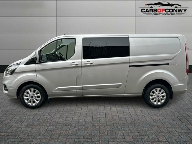Ford Transit Custom 2.0 320 Ecoblue Limited Crew Van Double Cab Di SK20OCB Silver #4