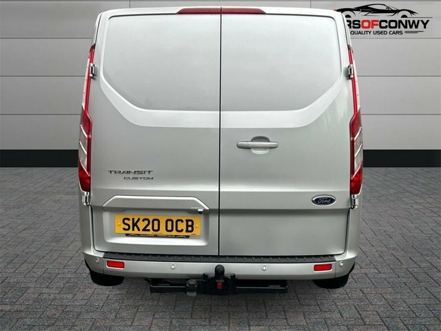 Ford Transit Custom 2.0 320 Ecoblue Limited Crew Van Double Cab Di SK20OCB Silver #6