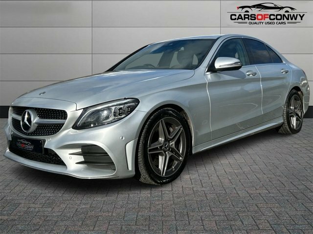 Mercedes-Benz C Class 2.0 C300d Amg Line Premium Saloon G-t KS69BCY Silver #3