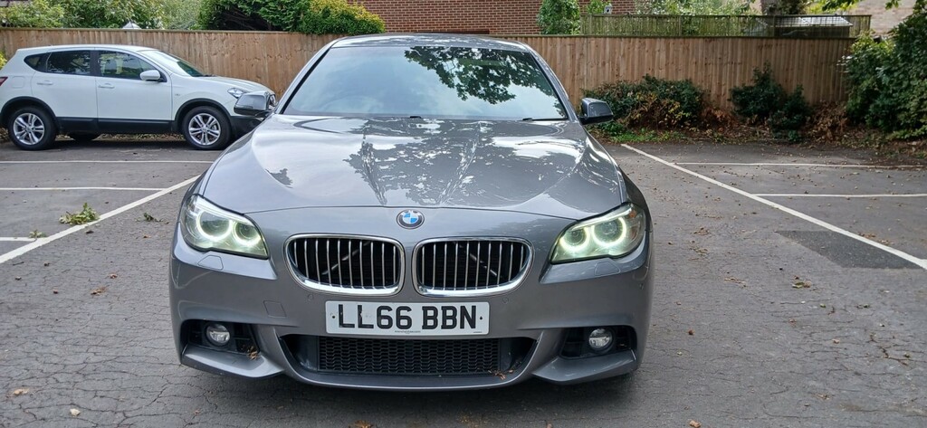 BMW 5 Series Saloon 2.0 520D M Sport Saloon 2016 LL66BBN Grey #2