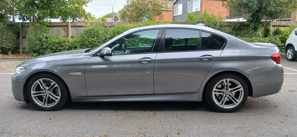 BMW 5 Series Saloon 2.0 520D M Sport Saloon 2016 LL66BBN Grey #3