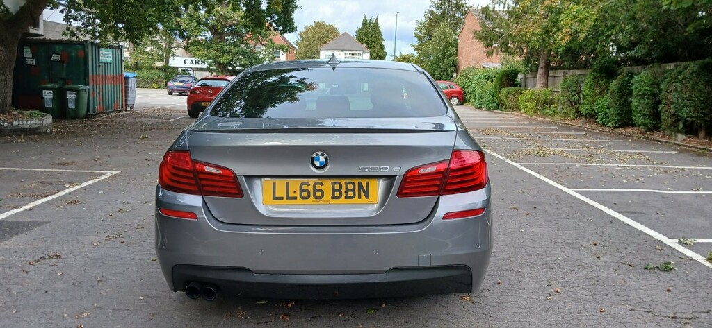 BMW 5 Series Saloon 2.0 520D M Sport Saloon 2016 LL66BBN Grey #6