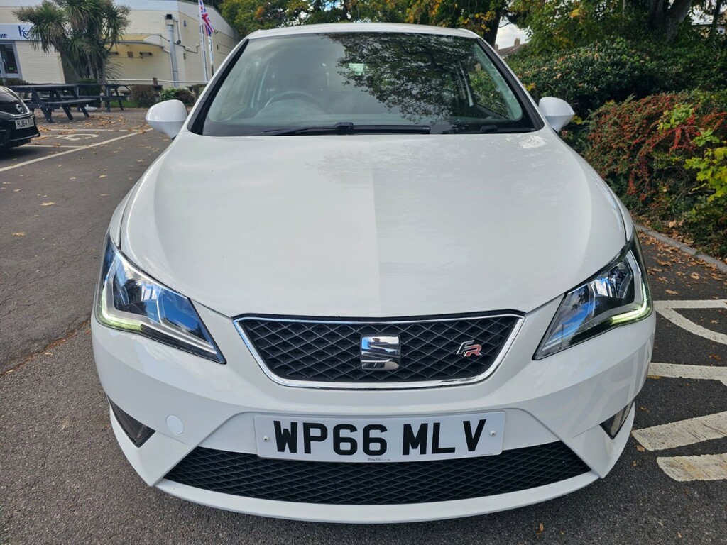 Seat Ibiza Hatchback 1.2 Tsi Fr 2016 WP66MLV White #3