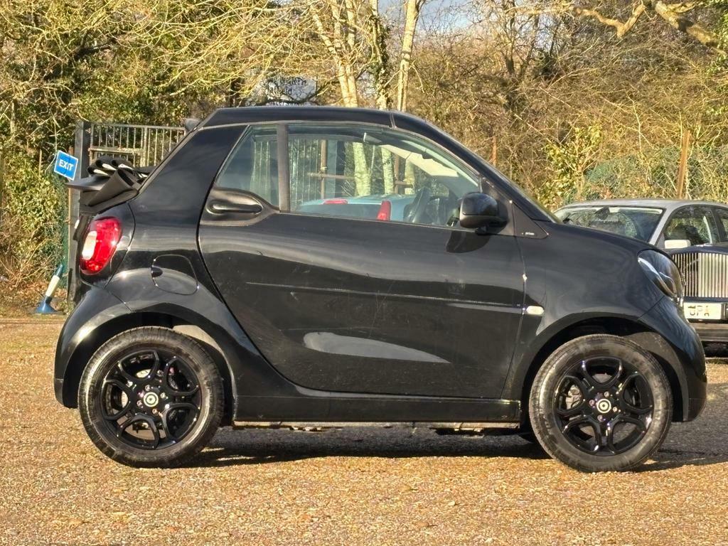 Smart Fortwo Cabrio 1.0 Prime Premium Cabriolet Twinamic Euro 6 S S Black