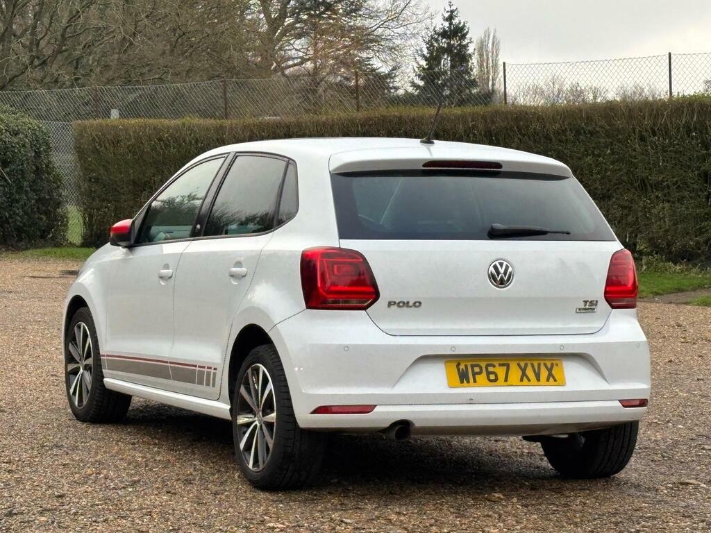 Volkswagen Polo 1.2 Tsi R-line Euro 6 S S White #4