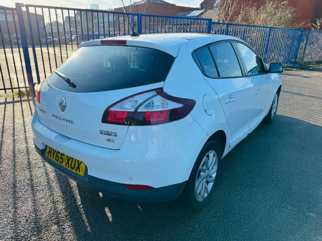 Renault Megane 1.5 Dci Limited Nav Euro 6 Ss HY65XUX White #6