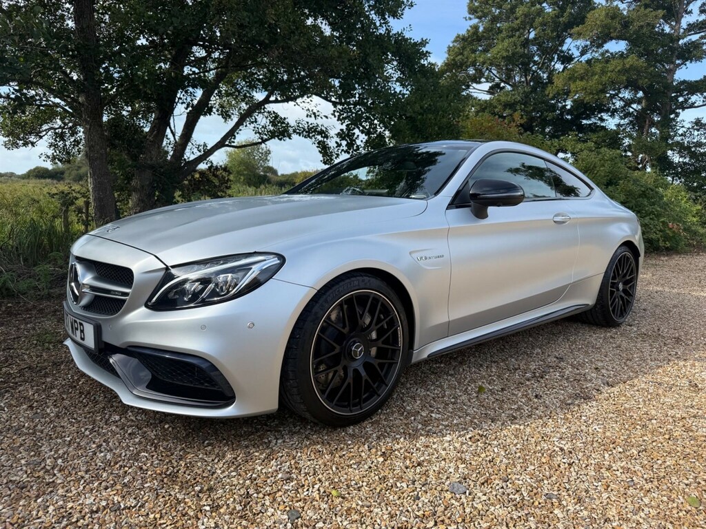 Mercedes-Benz C Class 4.0 Biturbo Amg Premium Coupe Spds Mc Silver #2