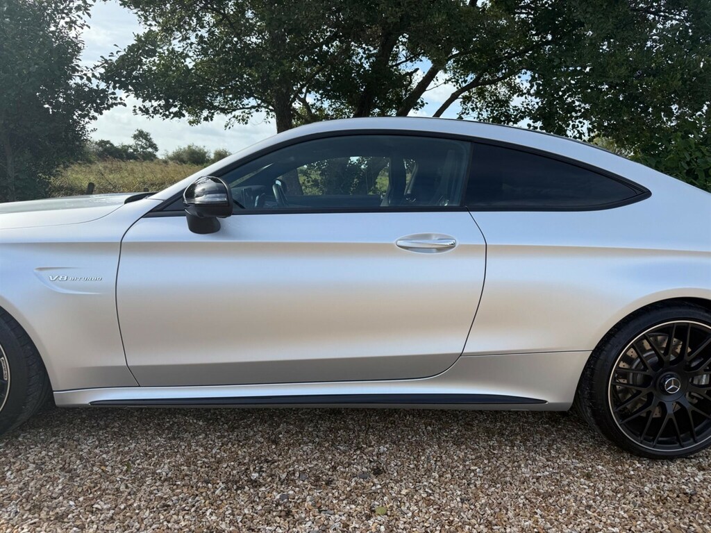 Mercedes-Benz C Class 4.0 Biturbo Amg Premium Coupe Spds Mc Silver #4
