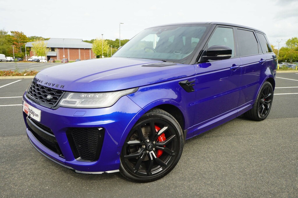 Land Rover Range Rover Sport Svr Sc 4Wd Blue #3