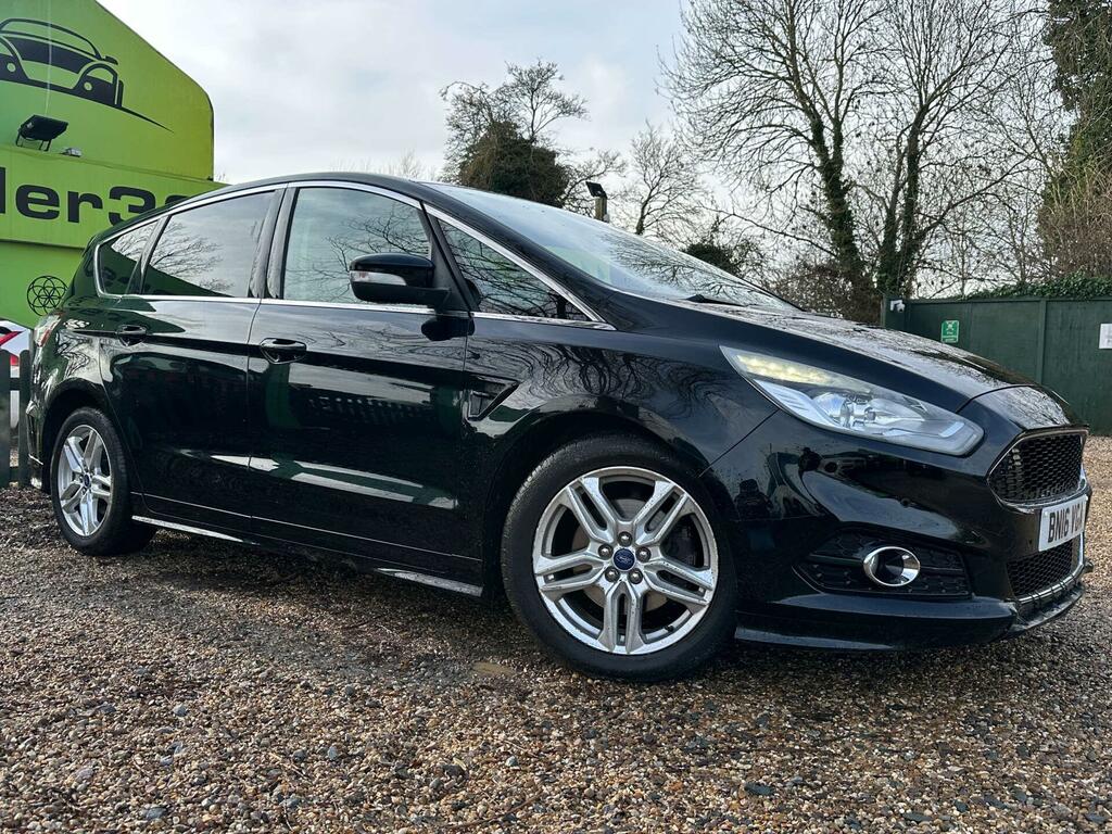 Ford S-Max 2.0 Tdci Titanium Sport Powershift Awd Euro 6 Ss BN16VGA Black #3