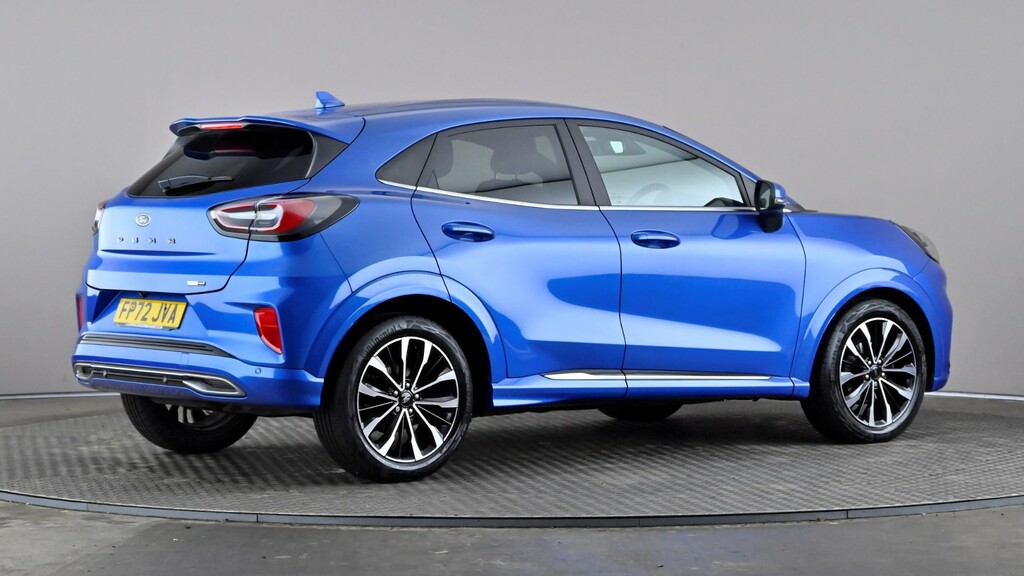 Ford Puma 1.0 Ecoboost Hybr Mhev 155 St-line Vignale Dct FP72JVA Blue #6