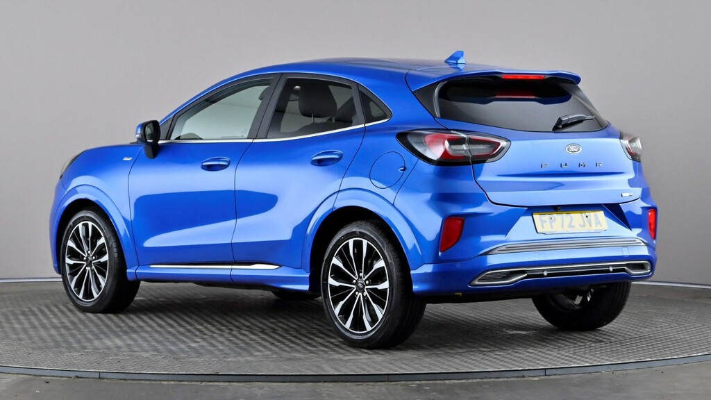 Ford Puma 1.0 Ecoboost Hybr Mhev 155 St-line Vignale Dct FP72JVA Blue #4