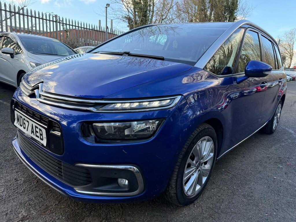Citroen Grand C4 Picasso 1.6 Bluehdi Flair Eat6 Euro 6 Ss Blue #4