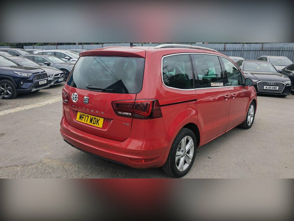 Seat Alhambra 2.0 Tdi Se Lux Dsg Euro 6 Ss MF17WDK Red #4