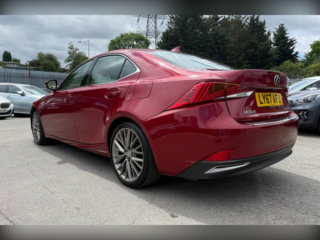 Lexus IS 2.5 300H Premier E-cvt Euro 6 Ss LY67AFJ Red #4