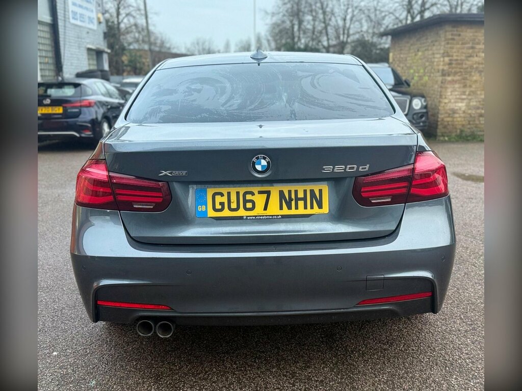 BMW 3 Series 2.0 320D M Sport Shadow Edition Xdrive Euro 6 GU67NHN Grey #4