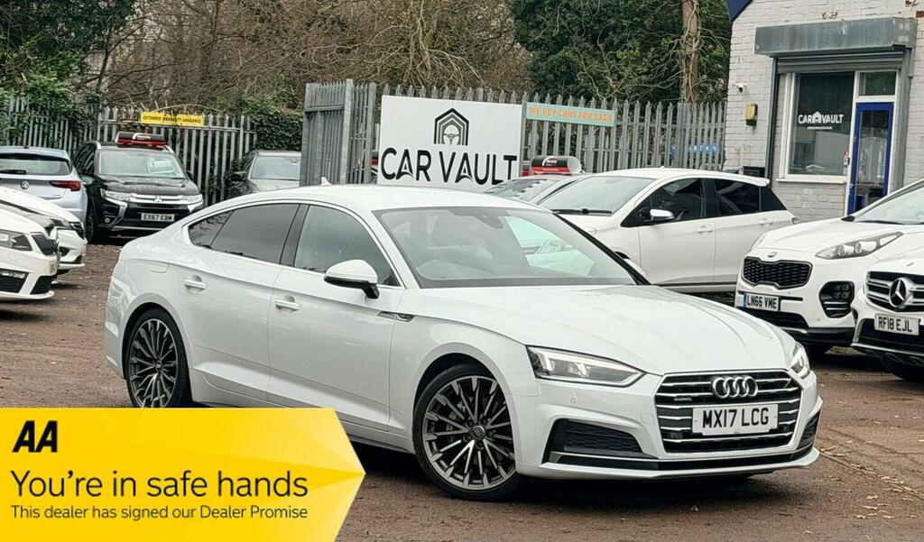 Audi A5 Hatchback 2.0 Tdi S Line Sportback S Tronic Quattr MX17LCG White #2