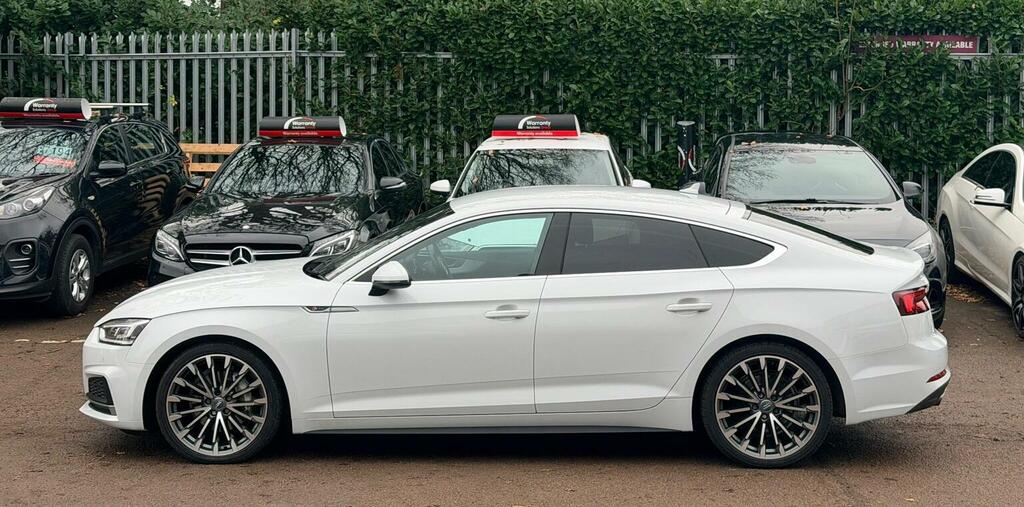 Audi A5 Hatchback 2.0 Tdi S Line Sportback S Tronic Quattr MX17LCG White #6