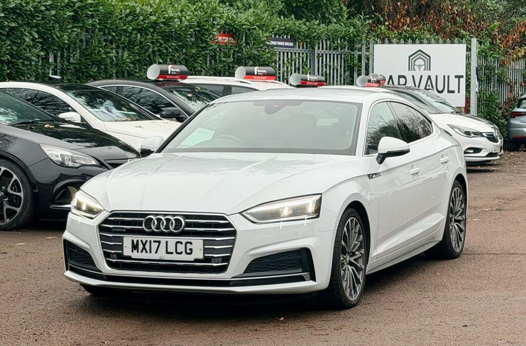 Audi A5 Hatchback 2.0 Tdi S Line Sportback S Tronic Quattr MX17LCG White #5